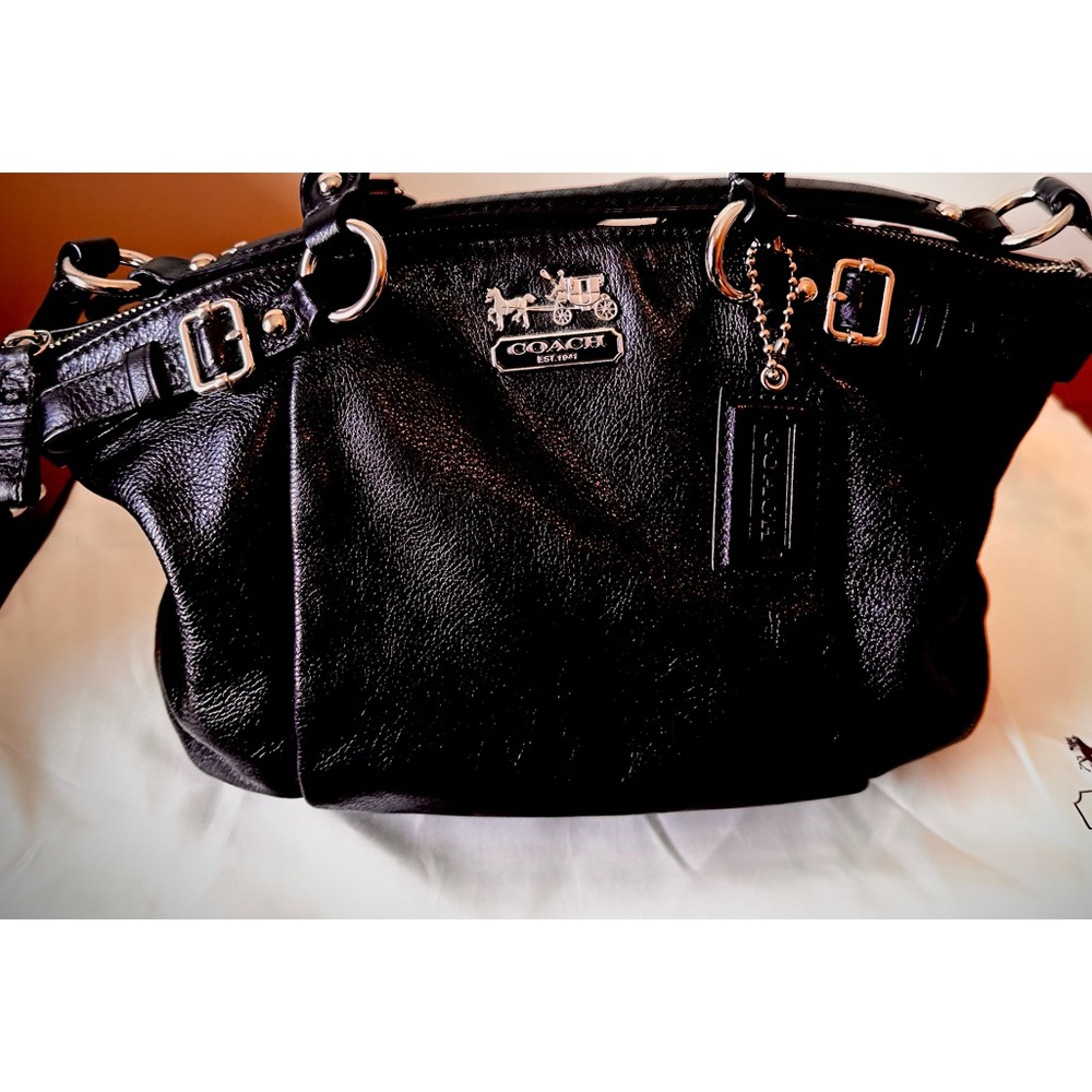 Coach Leather Convertible Purse.